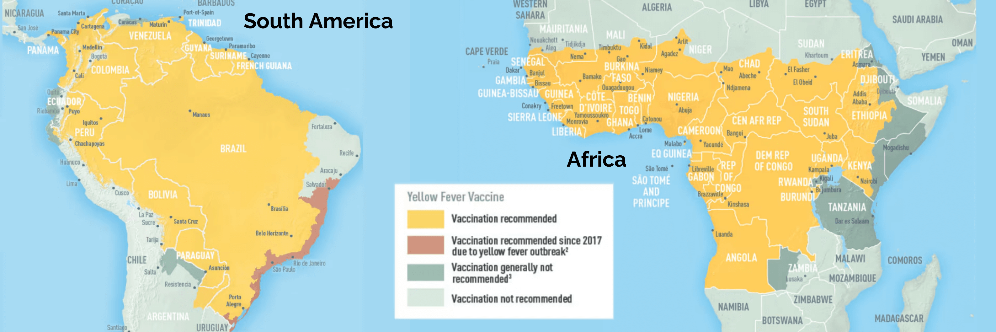 Yellow Fever Vaccine or Exemption Required